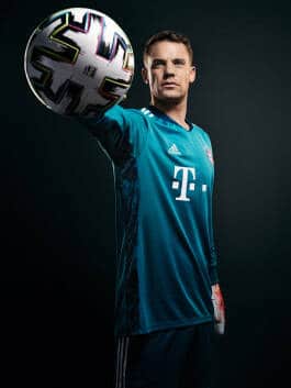 Manuel Neuer Holding a Soccer Ball 