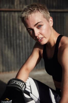 Sporty Short-Haired Woman 